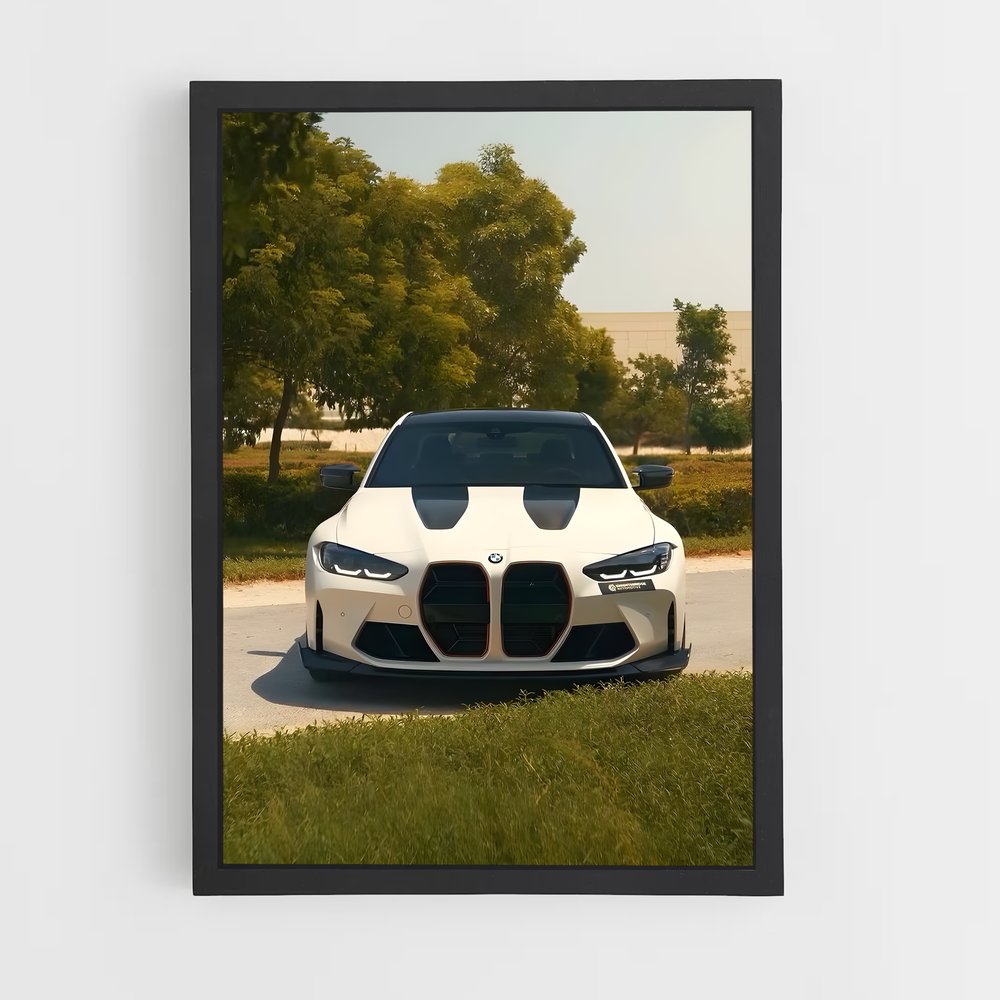 Poster Élégance motorisée – affiche BMW (vue 2)